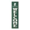 KH Sports Fan Charlotte 49ers Welcome Porch Leaner, 11x46 Inches, 49ers Outdoor Welcome Sign; Display Your Team Spirit with This North Carolina Charlotte 49ers Plaque view 1