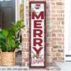 KH Sports Fan UMASS Minutemen Holiday Porch Leaner, 11x46 Inches, Minutemen Outdoor Christmas Sign; Display Some Holiday Cheer with This UMASS Amherst Minutemen Christmas Sign view 2