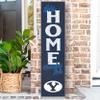 KH Sports Fan Brigham Young Cougars This Home Cheers for Porch Leaner, 11x46 Inches, Cougars Outdoor Sign; Display Your Team Spirit with This Brigham Young Cougars Plaque view 2