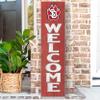 KH Sports Fan South Dakota Coyotes Welcome Porch Leaner, 11x46 Inches, Coyotes Outdoor Welcome Sign; Display Your Team Spirit with This South Dakota Coyotes Plaque view 2