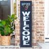 KH Sports Fan Maine Black Bears Welcome Porch Leaner, 11x46 Inches, Black Bears Outdoor Welcome Sign; Display Your Team Spirit with This University of Maine Black Bears Plaque view 2
