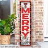 KH Sports Fan Texas Tech Red Raiders Holiday Porch Leaner, 11x46 Inches, Red Raiders Outdoor Christmas Sign; Display Some Holiday Cheer with This Texas Tech Red Raiders Christmas Sign view 2