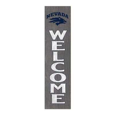 KH Sports Fan Nevada Wolf Pack Welcome Porch Leaner, 11x46 Inches, Wolf Pack Outdoor Welcome Sign; Display Your Team Spirit with This Nevada Wolf Pack Plaque