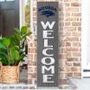 KH Sports Fan Nevada Wolf Pack Welcome Porch Leaner, 11x46 Inches, Wolf Pack Outdoor Welcome Sign; Display Your Team Spirit with This Nevada Wolf Pack Plaque view 2