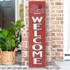 KH Sports Fan Arkansas State Red Wolves Welcome Porch Leaner, 11x46 Inches, Red Wolves Outdoor Welcome Sign; Display Your Team Spirit with This Arkansas State Red Wolves Plaque view 2