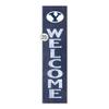 KH Sports Fan Brigham Young Cougars Welcome Porch Leaner, 11x46 Inches, Cougars Outdoor Welcome Sign; Display Your Team Spirit with This Brigham Young Cougars Plaque view 1
