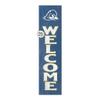 KH Sports Fan Delaware Fightin' Blue Hens Welcome Porch Leaner, 11x46 Inches, Fightin Blue Hens Outdoor Welcome Sign; Display Your Team Spirit with This Delaware Fightin Blue Hens Plaque view 1