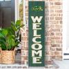 KH Sports Fan North Dakota State Bison Welcome Porch Leaner, 11x46 Inches, Bison Outdoor Welcome Sign; Display Your Team Spirit with This North Dakota State Bison Plaque view 2