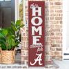 KH Sports Fan Alabama Crimson Tide This Home Cheers for Porch Leaner, 11x46 Inches, Crimson Tide Outdoor Sign; Display Your Team Spirit with This Alabama Crimson Tide Plaque view 2