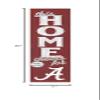 KH Sports Fan Alabama Crimson Tide This Home Cheers for Porch Leaner, 11x46 Inches, Crimson Tide Outdoor Sign; Display Your Team Spirit with This Alabama Crimson Tide Plaque view 3