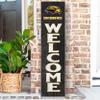 KH Sports Fan Southern Miss Golden Eagles Welcome Porch Leaner, 11x46 Inches, Golden Eagles Outdoor Welcome Sign; Display Your Team Spirit with This Southern Mississippi Golden Eagles Plaque view 2