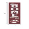 KH Sports Fan UMASS Minutemen This Home Cheers for Porch Leaner, 11x46 Inches, Minutemen Outdoor Sign; Display Your Team Spirit with This UMASS Amherst Minutemen Plaque view 3