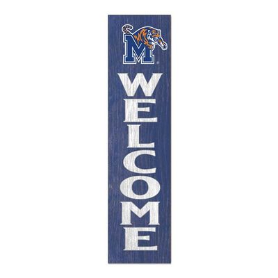 KH Sports Fan Memphis Tigers Welcome Porch Leaner, 11x46 Inches, Tigers Outdoor Welcome Sign; Display Your Team Spirit with This Memphis Tigers Plaque
