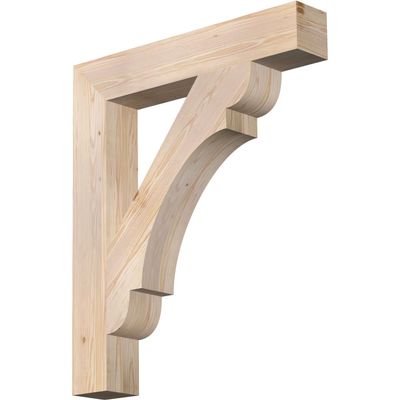 5 1/2"W x 34"D x 40"H Olympic Block Smooth Bracket, Douglas Fir