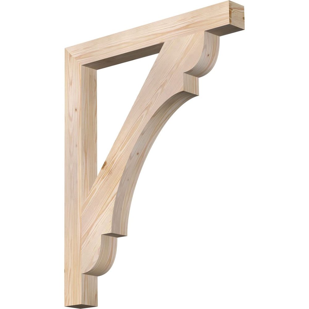 3 1/2"W x 32"D x 40"H Olympic Block Smooth Bracket, Douglas Fir