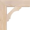 3 1/2"W x 16"D x 16"H Olympic Block Smooth Bracket, Douglas Fir view 3