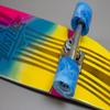 Dusters Cruiser Skateboard Complete Keen Retro Fades Blue/Pink/Yellow 8.25" x 31" view 3