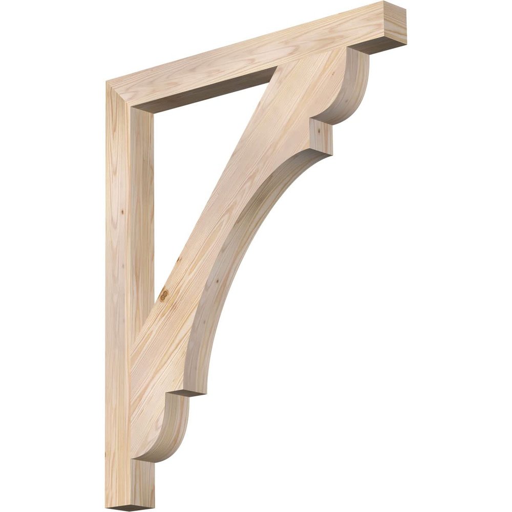 3 1/2"W x 36"D x 44"H Olympic Block Smooth Bracket, Douglas Fir