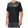 100% Airmatic Mountain Biking Jersey - All Mountain Riding Apparel Black/Charcoal view 1