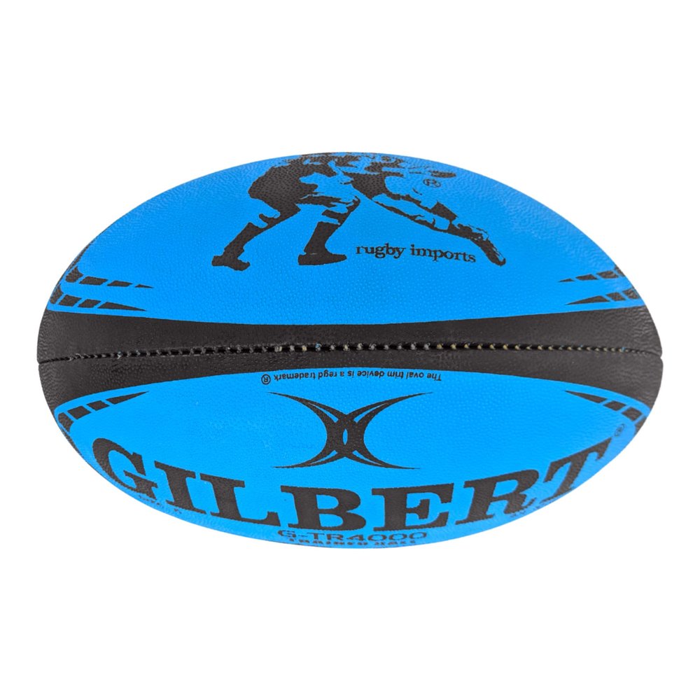 Gilbert G-TR4000 Neon Rugby Training Ball (5, Neon Blue)