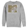 Fifth Sun Men's MTV Cheetah Print Logo Sweatshirt - Athletic Heather - Small view 1