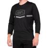 100% Airmatic Mountain Biking Jersey - All Mountain Riding Apparel Black view 1
