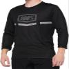 100% Airmatic Mountain Biking Jersey - All Mountain Riding Apparel Black view 2