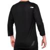 100% Airmatic Mountain Biking Jersey - All Mountain Riding Apparel Black view 3