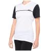 100% Ridecamp Women's Mountain Biking Jersey - All Mountain Riding Apparel White/Black view 1