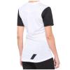 100% Ridecamp Women's Mountain Biking Jersey - All Mountain Riding Apparel White/Black view 3