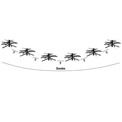MossBack Fish Habitat Basic Shoreline Bundle Fish Habitat Structure for Lakes and Ponds