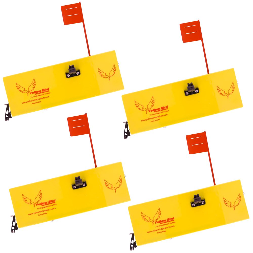 (4Pack) Planer Boards for Fishing - Includes (4) 10 inch Left Side Boards