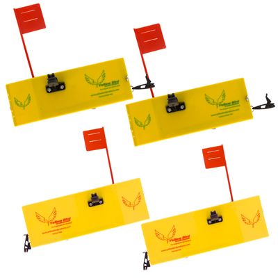 (4 Pro-Pak) Fishing planers- Includes (4) 10 inch boards - 2 right & 2 left