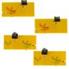 (4-Pro-Pak) Planer Fishing Board set - Includes (4) 5 inch boards 2 right 2 left view 1