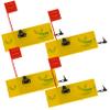 (4Pack) Planer Boards for Fishing - Includes (4) 10" Starboard (Right Side) view 1