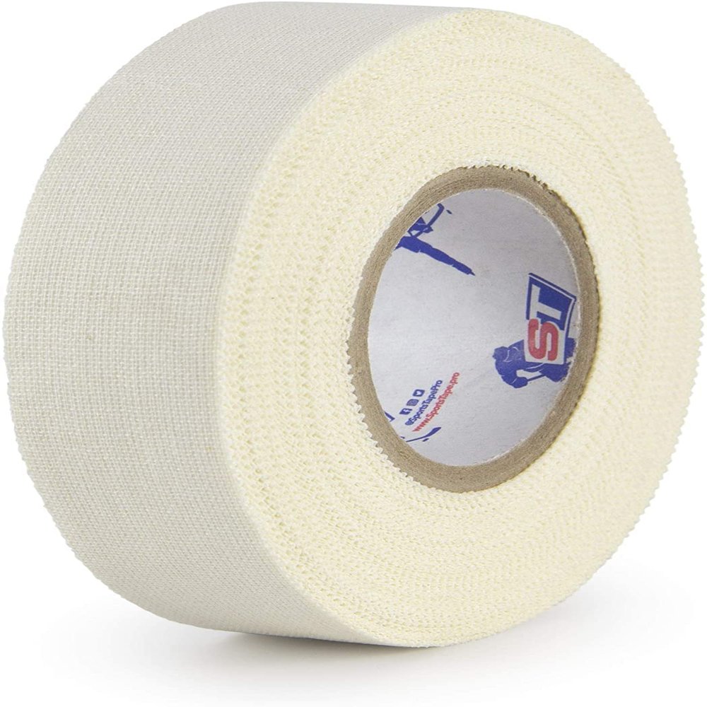 Sportstape Cloth Hockey Tape (24 mm x 25m, White), 6950102425