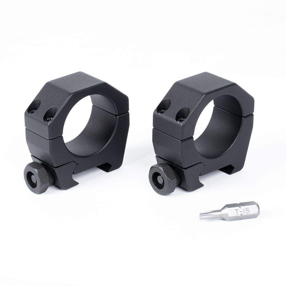 Evolution Gun Works Keystone Series Ring Set 30MM Tube 1.275" High (62102)