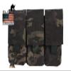 Emerson LBT Style M4 Triple Magazine Pouch Molle Military Airsoft Combat Pouch (Multicam Black) view 2