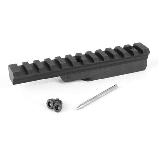 EGW HD Mosin Nagant 91/30 Picatinny Rail Scope Mount 0 MOA, No Pin Hole, CNC Machined 7075 Aluminum, Matte Black, Made in USA, Includes Hardware