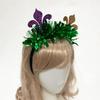 VCOOOL Mardi Gras Headbands Carnival Headband Costume Green Purple Top Hat Headband Clown Hat Headband for Women and Children, Large view 3