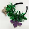 VCOOOL Mardi Gras Headbands Carnival Headband Costume Green Purple Top Hat Headband Clown Hat Headband for Women and Children, Large view 4