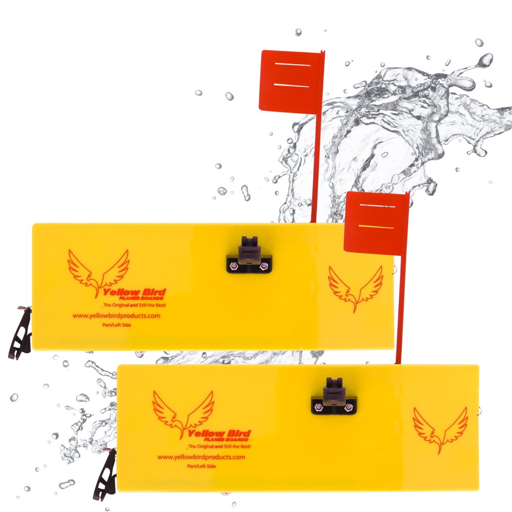 (2-Pack) Planer Boards for Fishing - Includes (2) 10 inch Left Side Boards