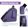 Holisogn Ice, Inline and Roller Skate Bag, Premium and Fashion Bags for child, kids, teenager, adult (Leopard Violet HLS012) view 4