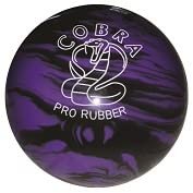BuyBocceBalls - EPCO Candlepin Bowling Balls - Cobra Pro Rubber - Lavender & Black (4 1/2 inch- 2lbs.7oz.) - Single - Made in USA