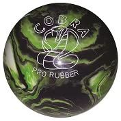 BuyBocceBalls - EPCO Candlepin Bowling Balls - Cobra Pro Rubber - Puple, Lime & White (4 1/2 inch- 2lbs.7oz.) - Single - Made in USA