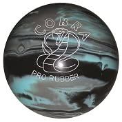 BuyBocceBalls - EPCO Candlepin Bowling Balls - Cobra Pro Rubber - Black, Light Blue & Grey (4 1/2 inch- 2lbs.7oz.) - Single - Made in USA