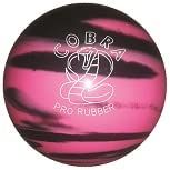 BuyBocceBalls - EPCO Candlepin Bowling Balls - Cobra Pro Rubber - Pink & Black (4 1/2 inch- 2lbs. 6oz.) - Single - Made in USA