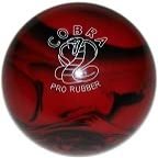 BuyBocceBalls - EPCO Candlepin Bowling Balls - Cobra Pro Rubber - Red & Black (4 1/2 inch- 2lbs.7oz.) - Single - Made in USA