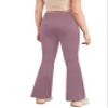 Girl's Leggings Cross High Waisted Flare Pants Yoga Bootcut Pants Solid Color Full Length Bell Bottoms 7-8 Years view 2