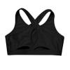Sxiwei Kids Girls Active Gym Fitness Sportswear Yoga Bra Top Criss Cross Back Dancewear Workout Crop Top Black 8 Years view 4